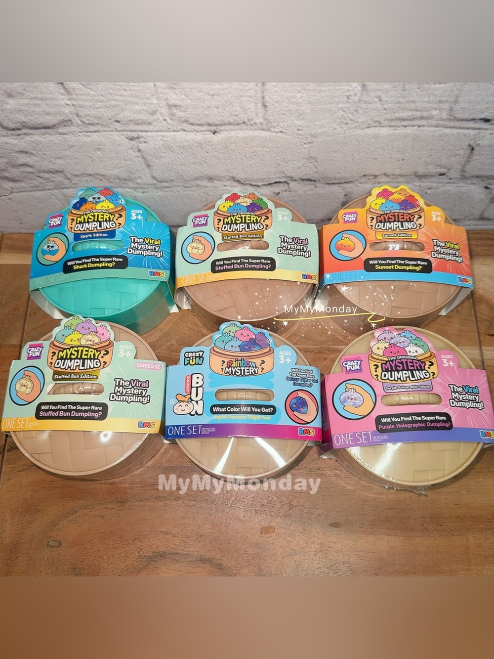 RMS Crazy Fun Mystery Dumpling Squishy Bun Bundle